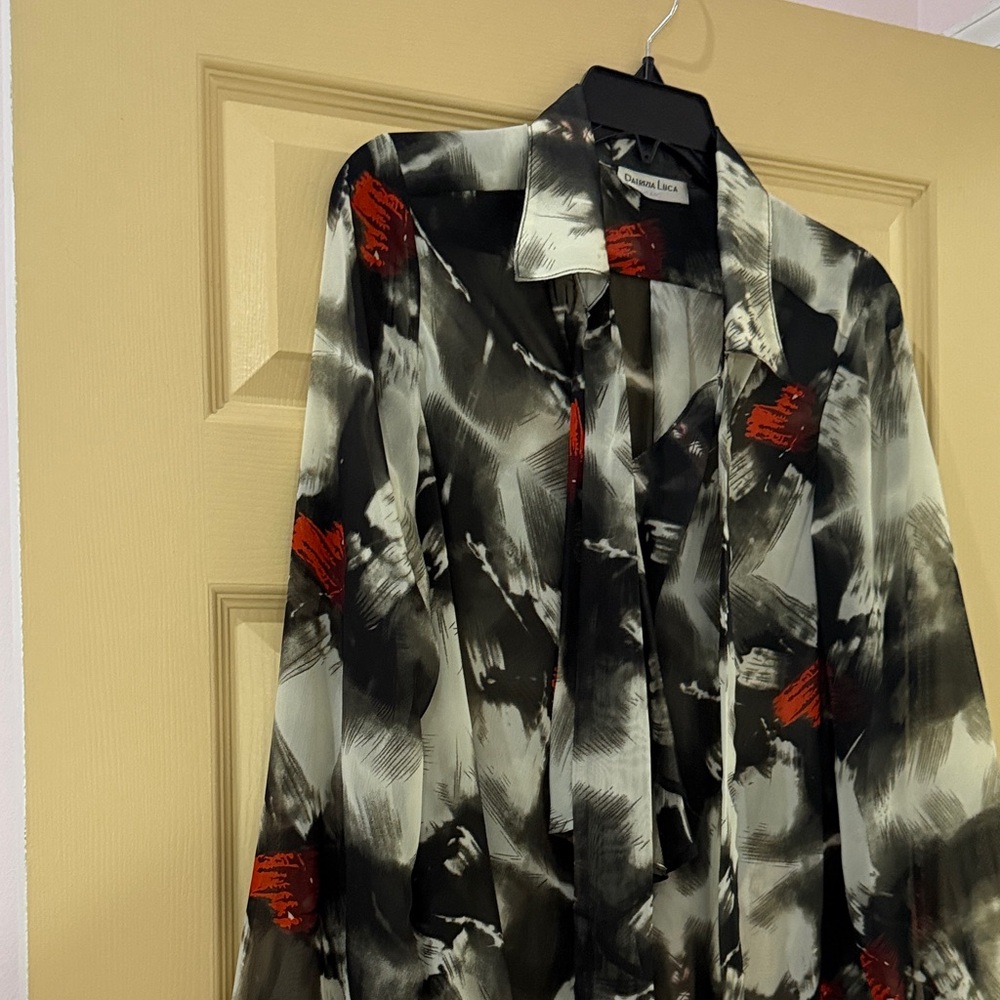 Women's Abstract Print Blouse
